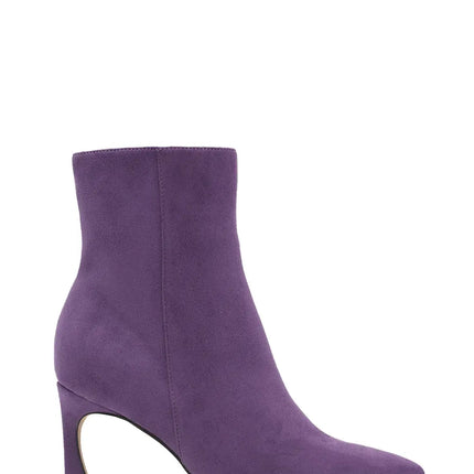 AZAREY Stiefeletten Lila Wildleder Lederfußbett