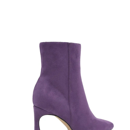 AZAREY Stiefeletten Lila Wildleder Lederfußbett