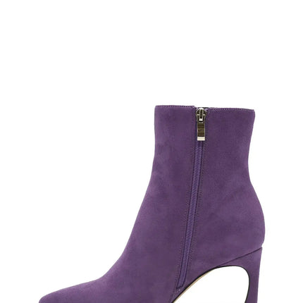 AZAREY Stiefeletten Lila Wildleder Lederfußbett