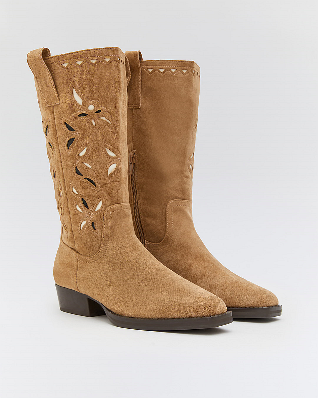 Buonarotti Cowboy Stiefel Khaki Suedine Bohemian