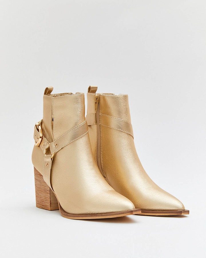 Buonarotti Stiefelette Goldschnalle