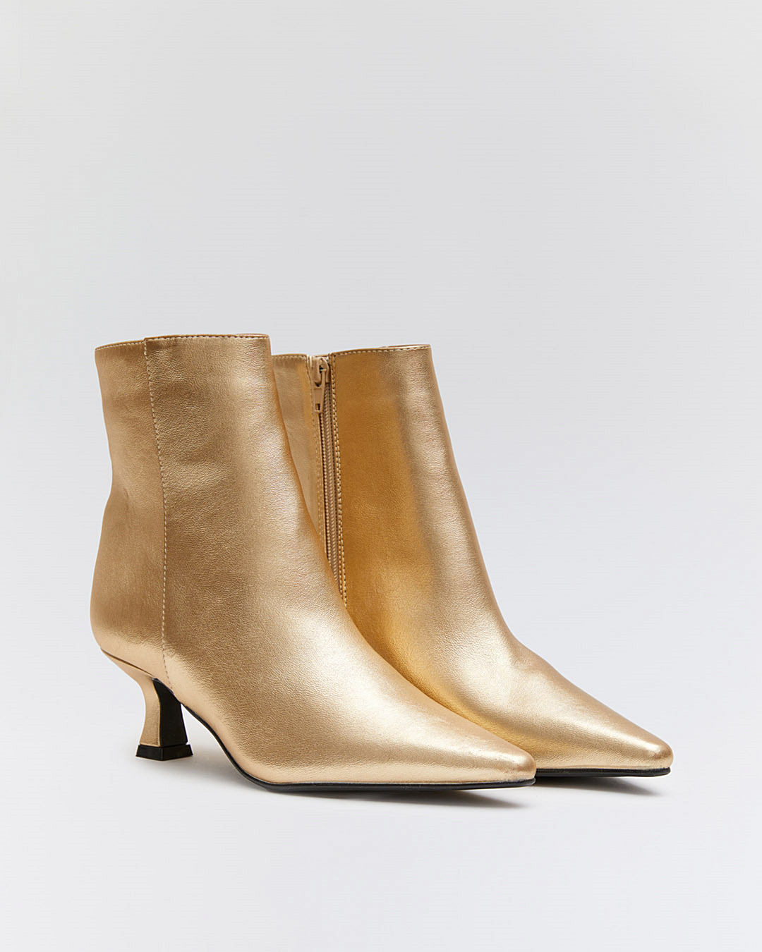 Buonarotti Stiefelette Gold Lederlook