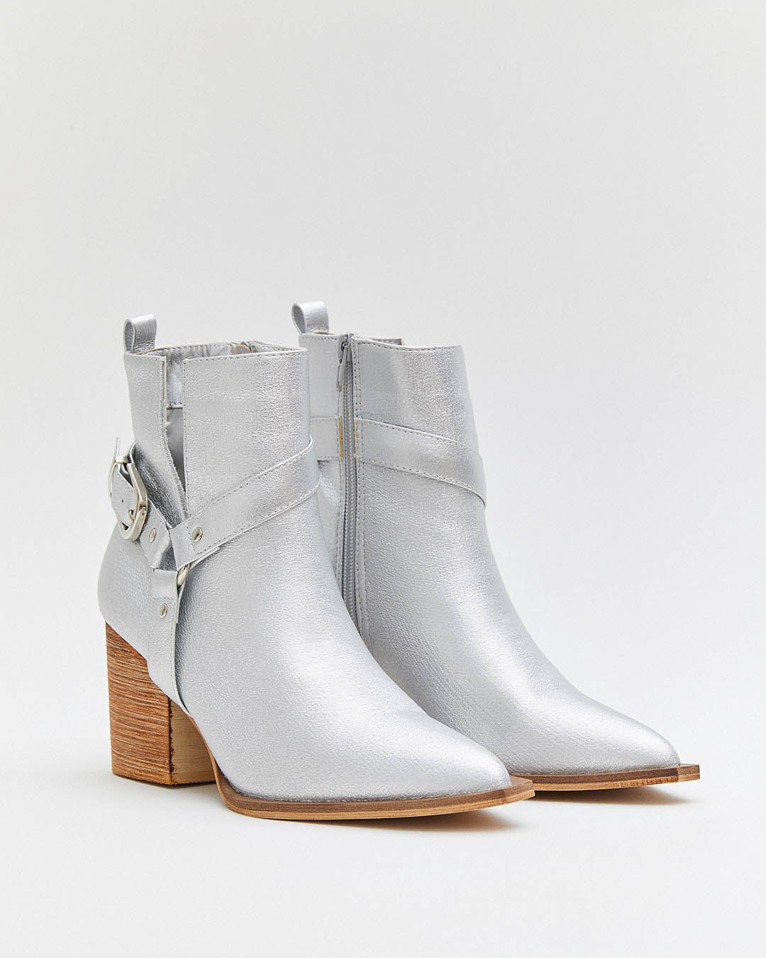 Buonarotti Stiefelette Silberne Schnalle
