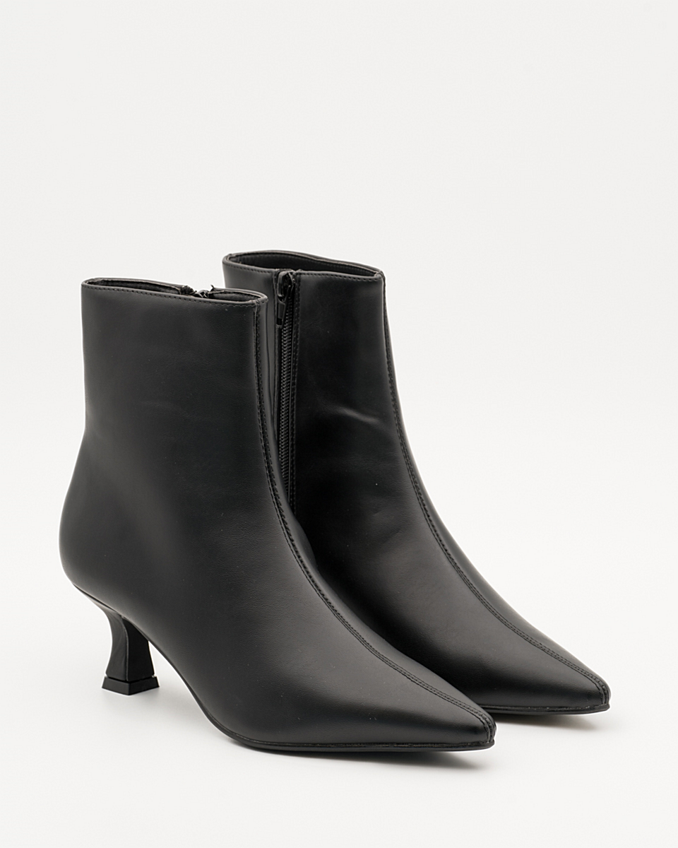 Buonarotti Stiefelette Schwarz Lederlook