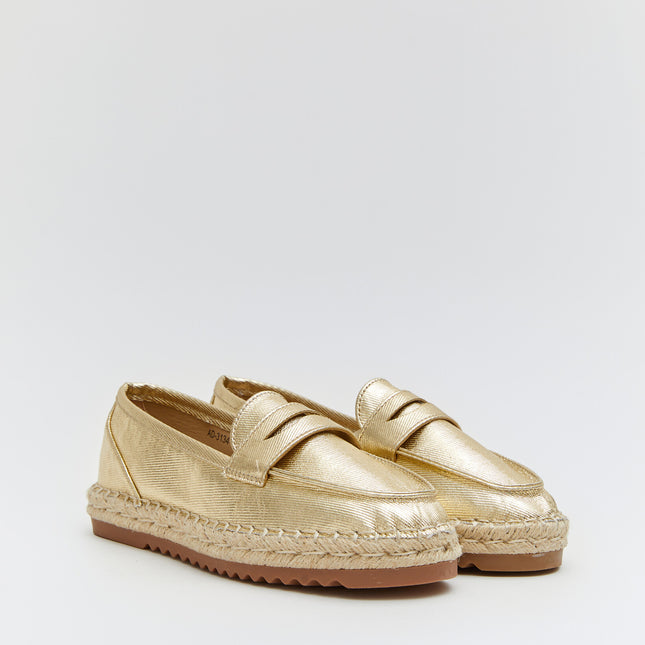 Buonarotti Espadrilles Gold Metallic