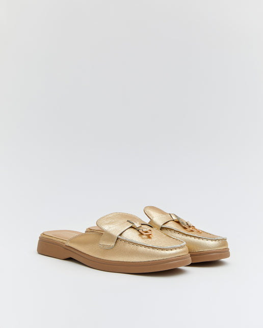 Buonarotti Slipper mit goldenen Anhängern