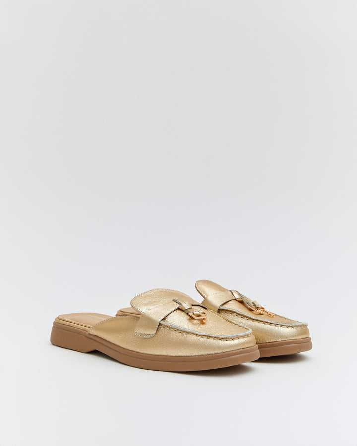 Buonarotti Slipper mit goldenen Anhängern