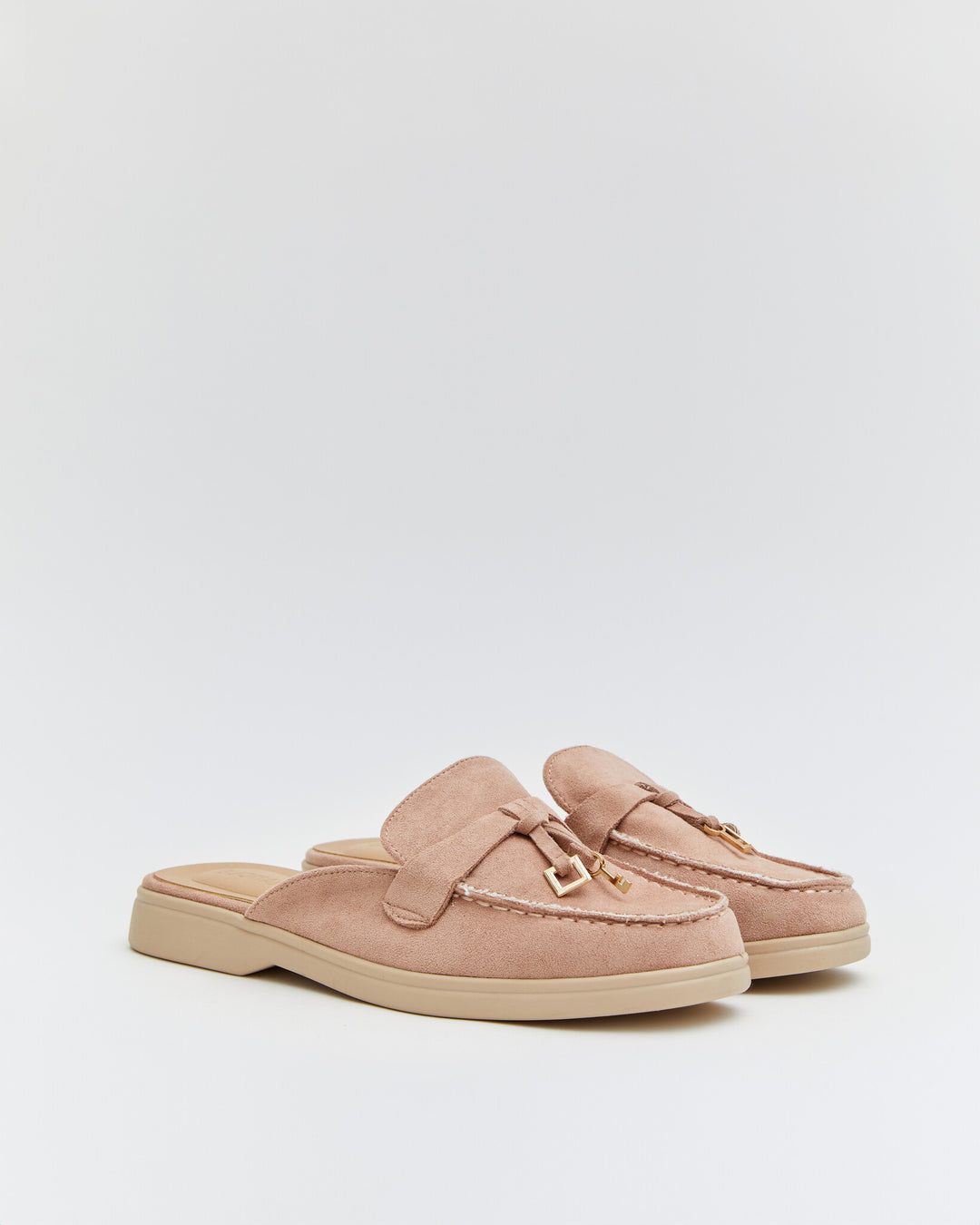 Buonarotti Slipper Nackt Suedine Charms