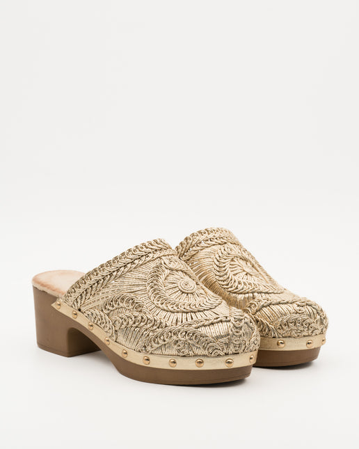 Buonarotti Clogs Gold böhmisch