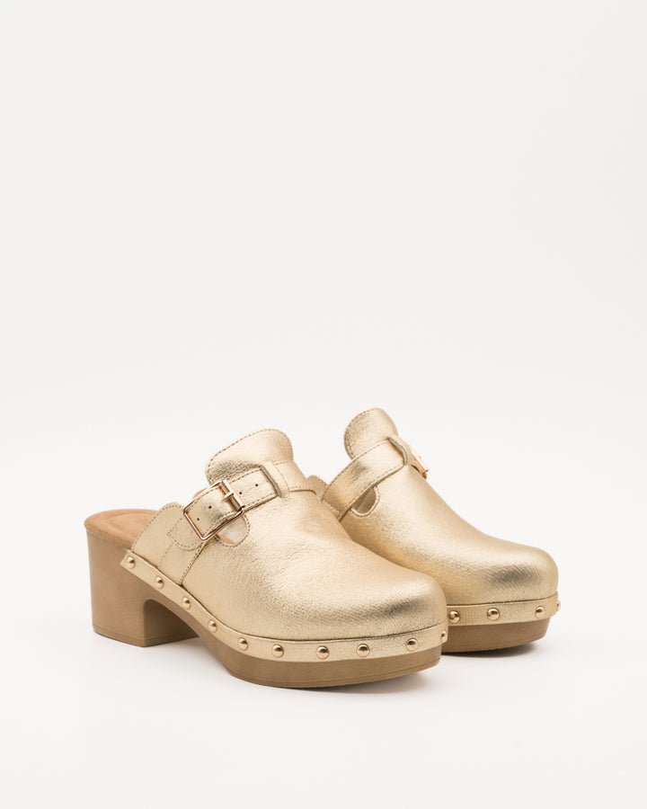 Buonarotti Clogs Goldschnalle