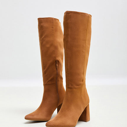 Buonarotti Stiefel Camel suedine