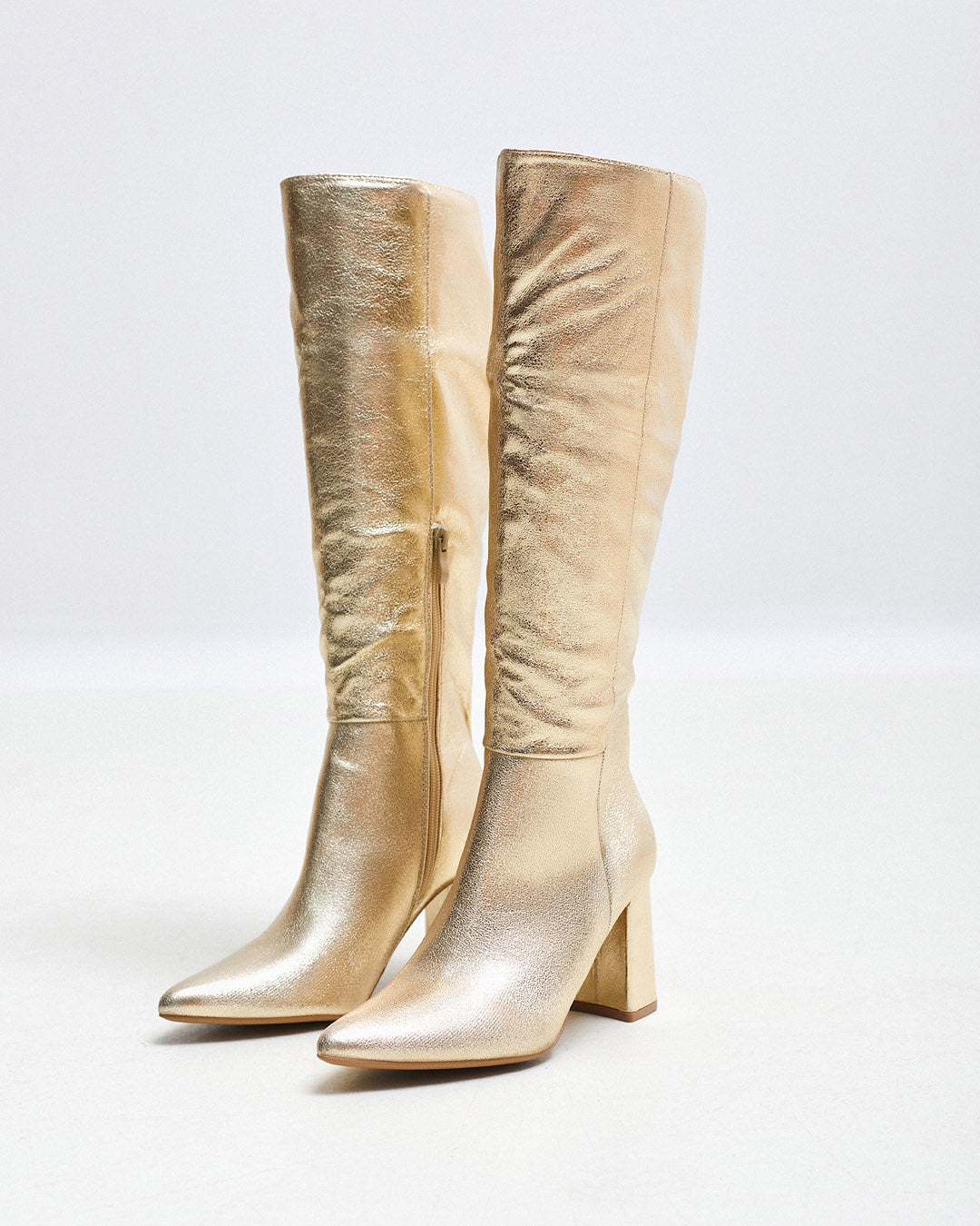 Buonarotti Stiefel Gold Metallic