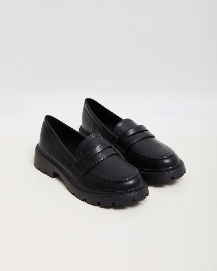 Buonarotti Loafers Schwarz PU