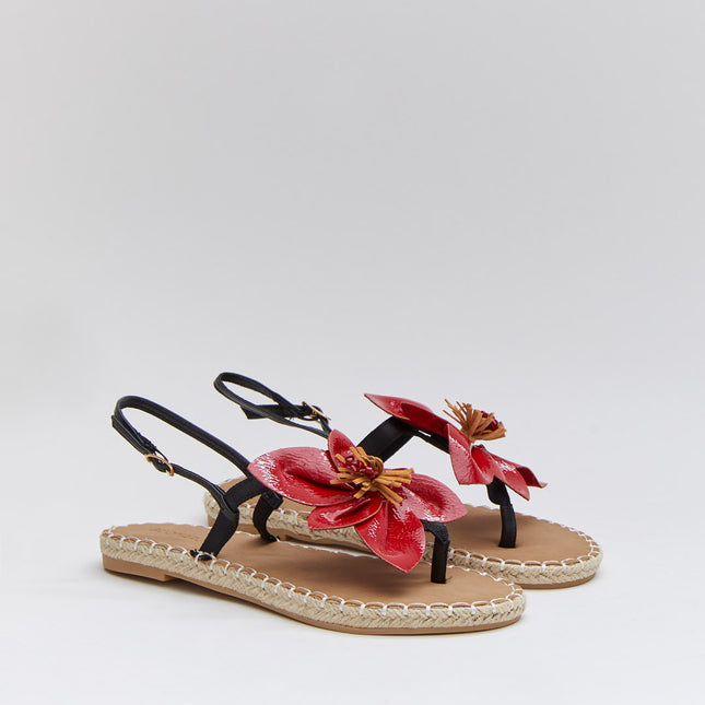 Buonarotti Sandalen Rote Blume