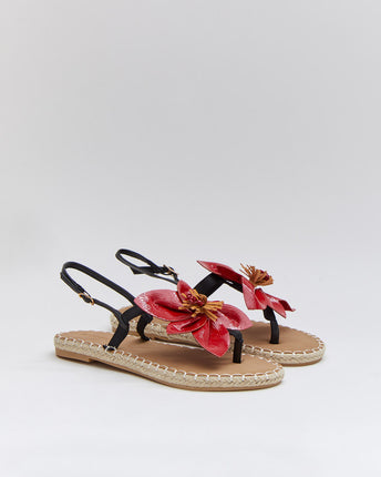 Buonarotti Sandalen Rote Blume