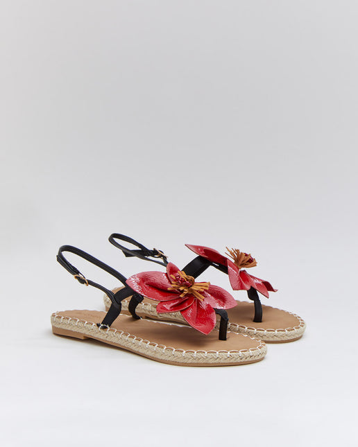 Buonarotti Sandalen Rote Blume