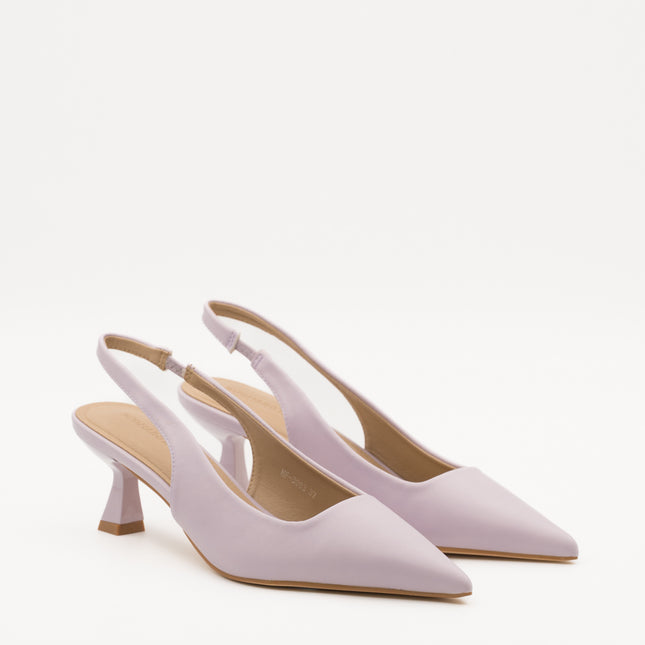 Buonarotti Slingback Heels Flieder