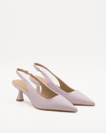 Buonarotti Slingback Heels Flieder