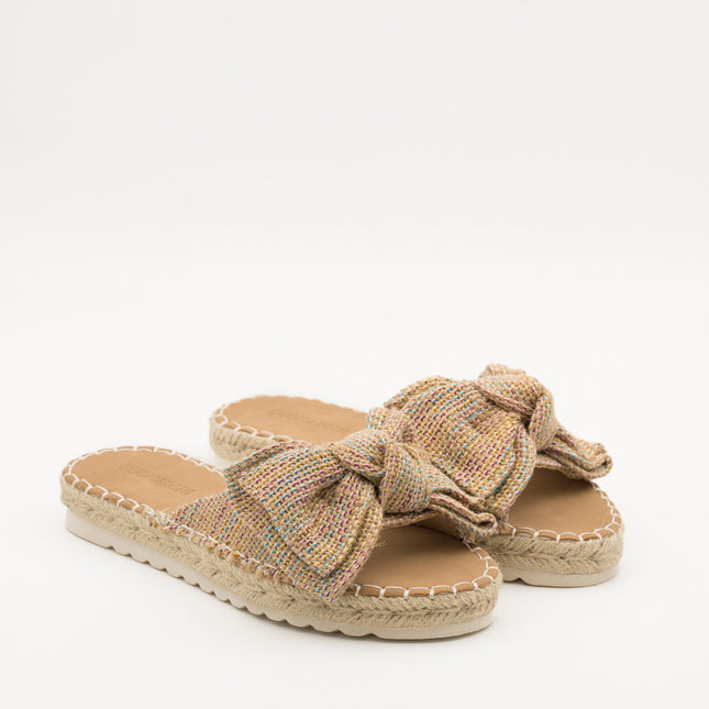 Buonarotti Pantoffeln Farben Canvas Schleife