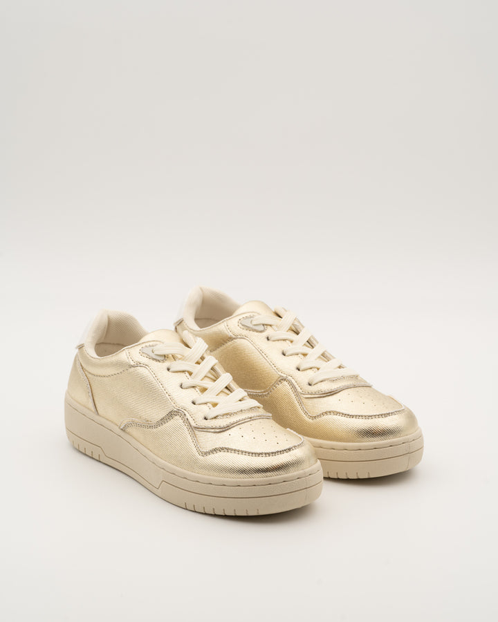 Buonarotti Turnschuhe Gold Inspiriert Kraft Aus Weiß