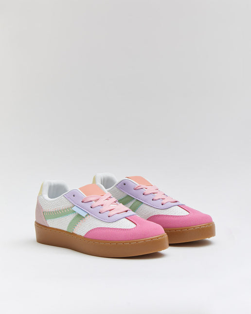 Buonarotti Turnschuhe Weiß Gefärbtes Segeltuch