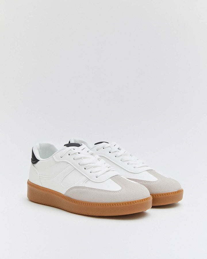 Buonarotti Turnschuhe Weiß Samba Schwarz