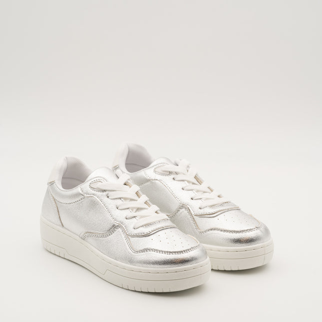 Buonarotti Turnschuhe Silber Inspiriert Kraft Weiß