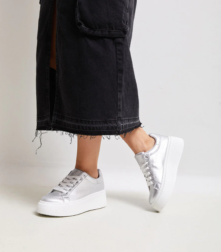 Buonarotti Turnschuhe Silber