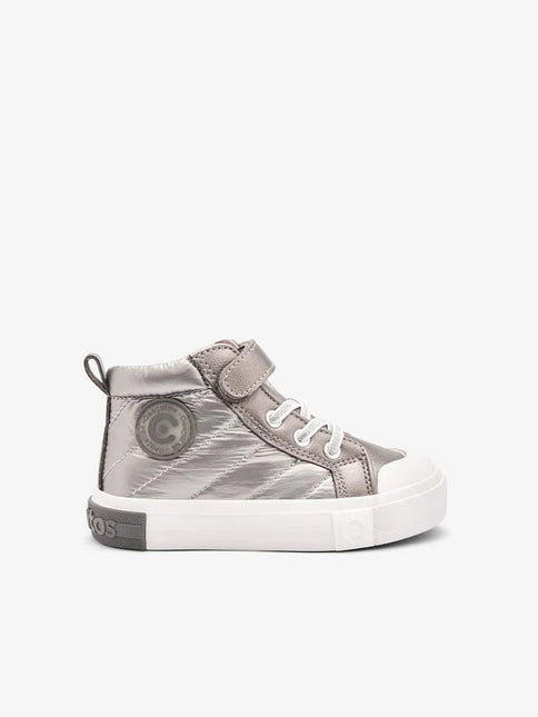 Conguitos Hohe Turnschuhe Mädchen Silber