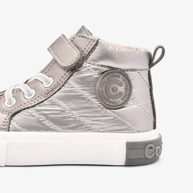 Conguitos Hohe Turnschuhe Mädchen Silber