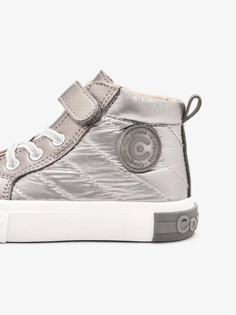 Conguitos Hohe Turnschuhe Mädchen Silber
