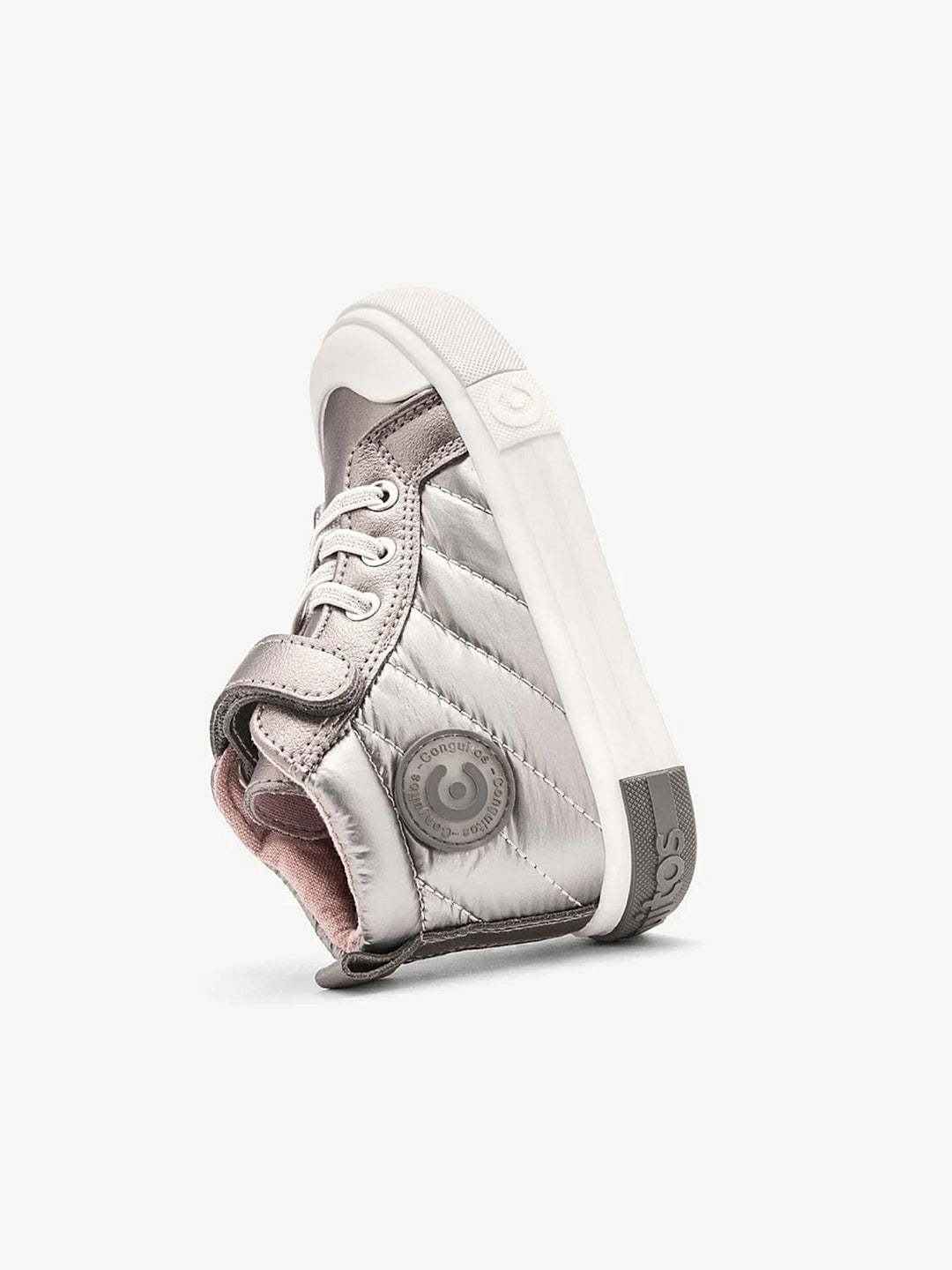 Conguitos Hohe Turnschuhe Mädchen Silber
