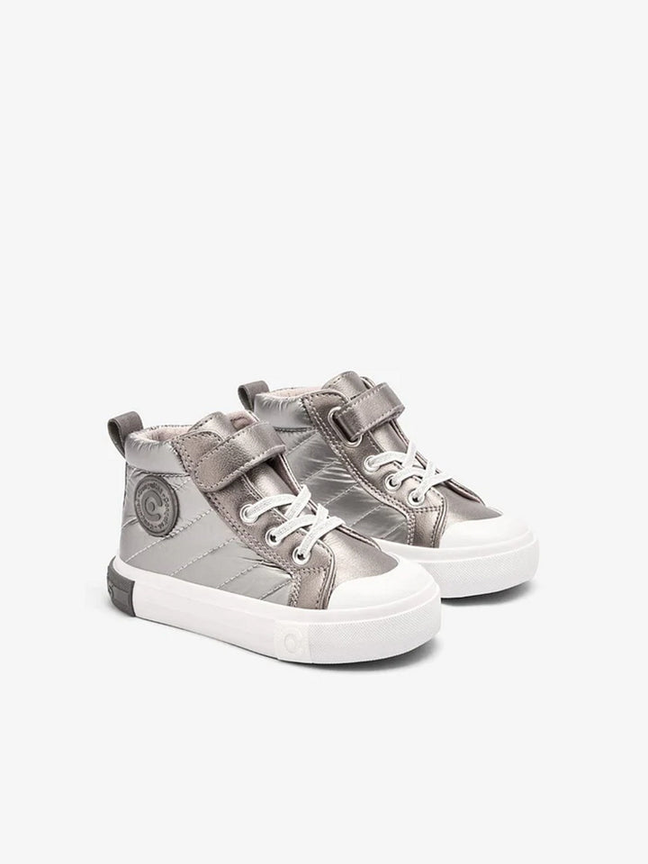 Conguitos Hohe Turnschuhe Mädchen Silber