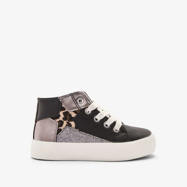 Conguitos High Sneakers Mädchen Schwarz Star Leopard
