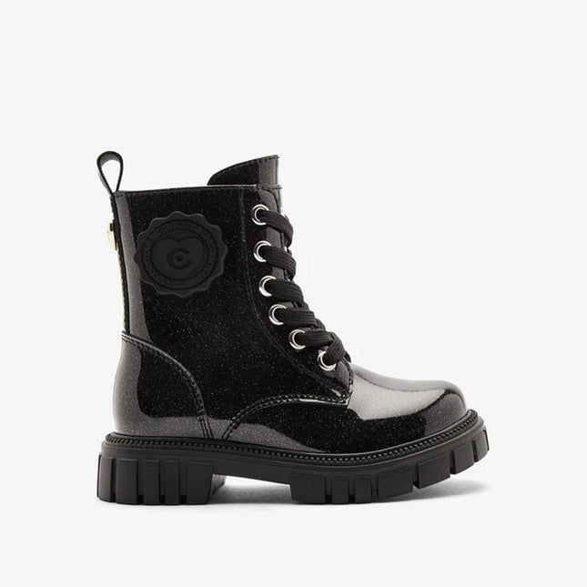 Conguitos Veteranenstiefel Mädchen Schwarz Lack