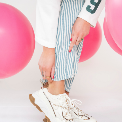 DWRS The label DWRS Turnschuhe BONNEY teddy Off weiß / Bronze