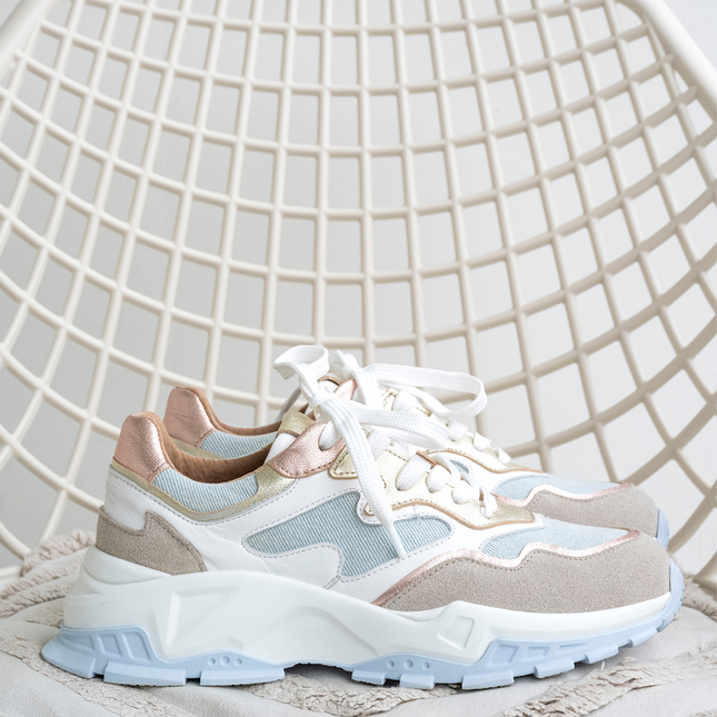 DWRS The label DWRS Turnschuhe CHESTER denim Rosa