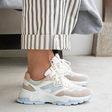 DWRS The label DWRS Turnschuhe CHESTER denim Rosa