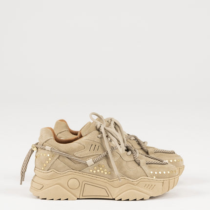 DWRS The label DWRS Turnschuhe JUPITER Beige Nieten