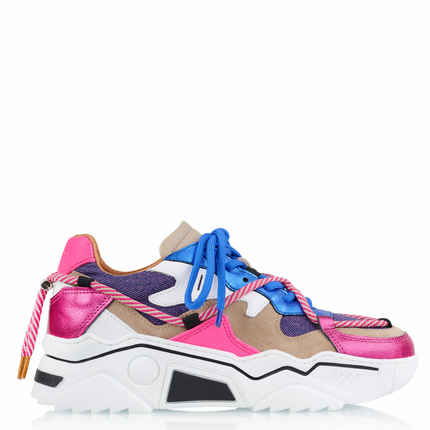 DWRS The label DWRS Turnschuhe JUPITER denim Fuchsia