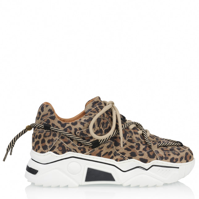 DWRS The label DWRS Turnschuhe JUPITER Leopard Beige
