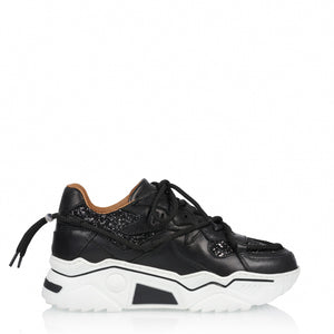 DWRS The label DWRS Turnschuhe JUPITER Schwarz Glitter