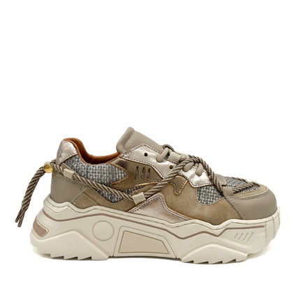 DWRS The label DWRS Turnschuhe Mädchen JUPITER tweed Taupe Stone