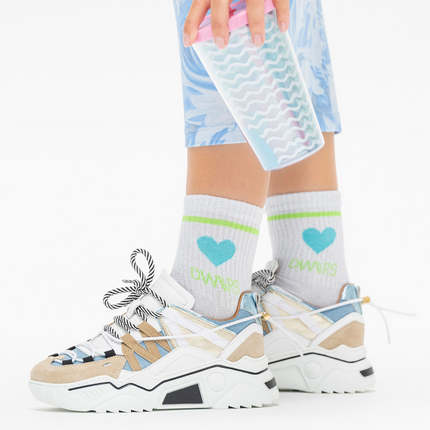 DWRS The label DWRS Turnschuhe ORION denim Sand / Jeans