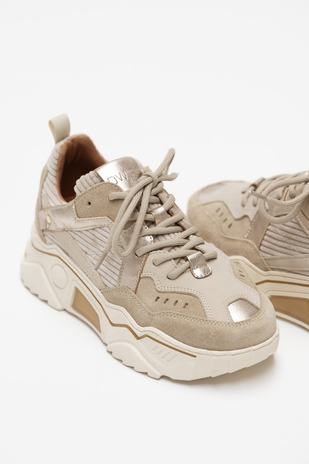 DWRS The label Sneakers PLUTO  beigefarbener Cord