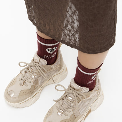 DWRS The label Sneakers PLUTO  beigefarbener Cord