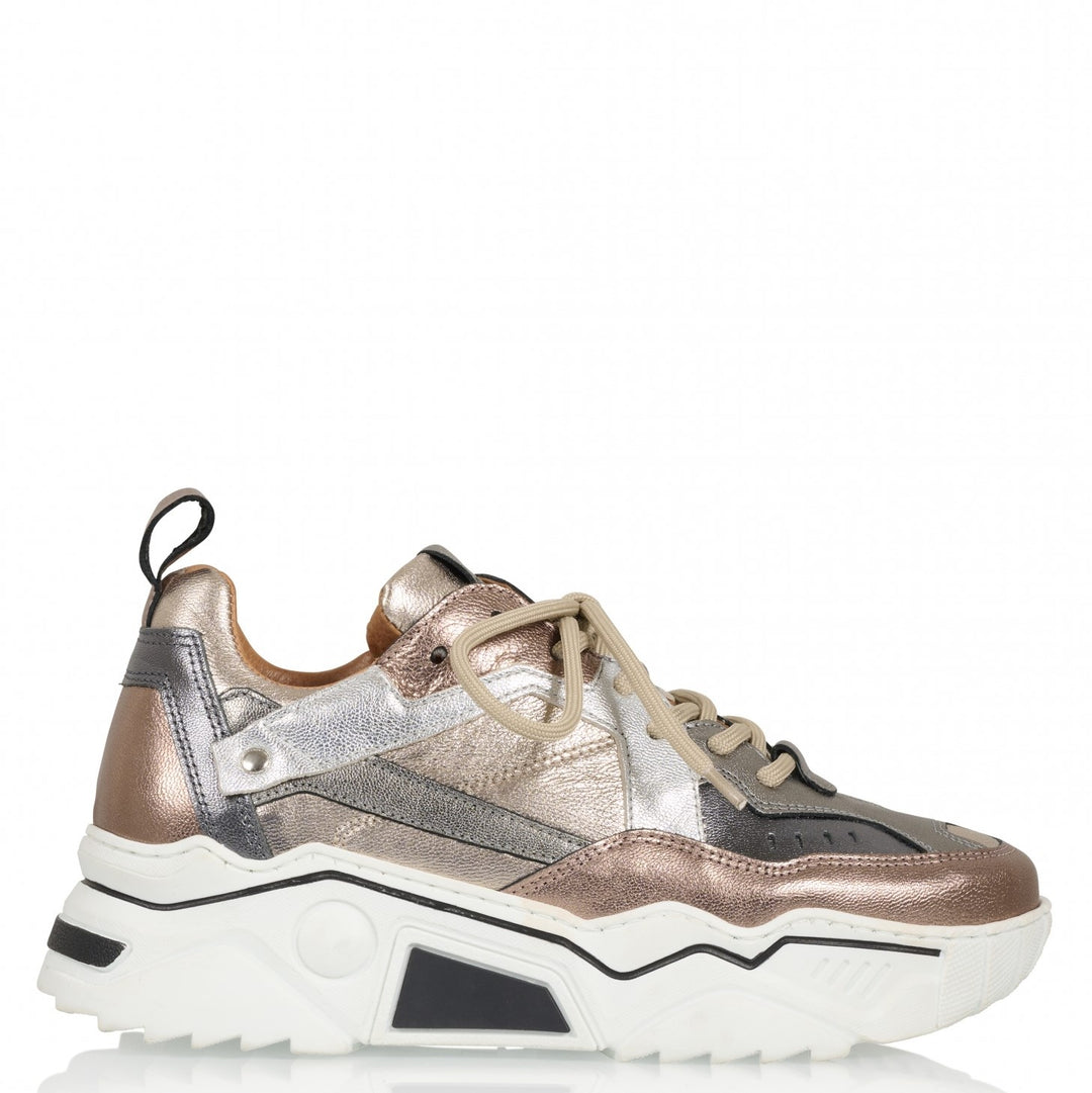 DWRS The label DWRS Turnschuhe PLUTO Stein metallisch