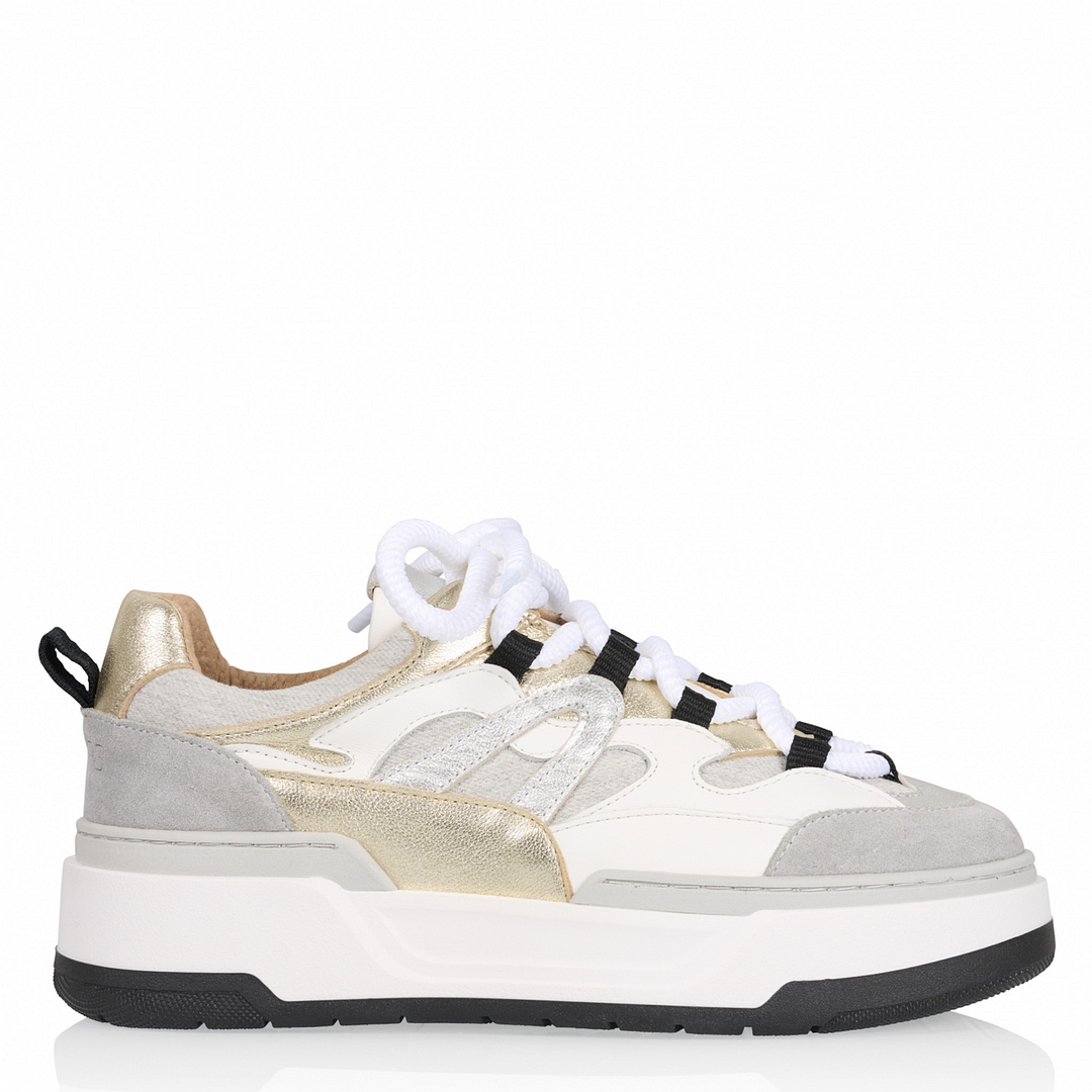 DWRS The label DWRS Turnschuhe WALTON Denim Champagne Grau
