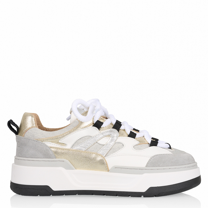 DWRS The label DWRS Turnschuhe WALTON Denim Champagne Grau