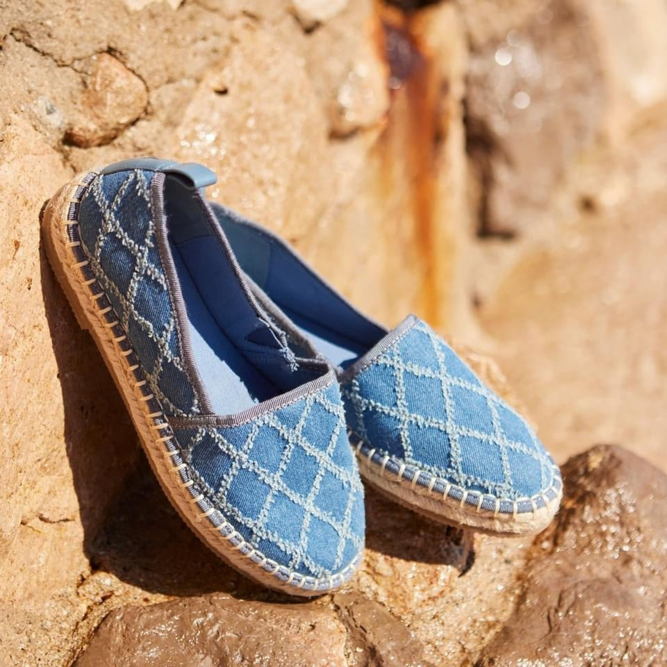La Strada Espadrilles Blaue Jeans